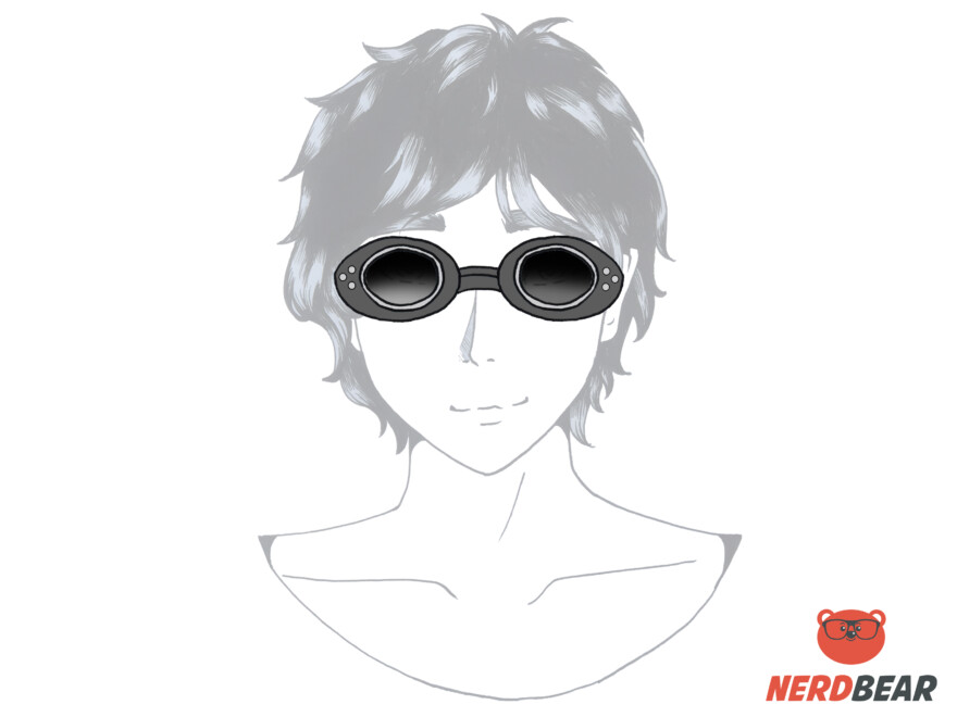How To Draw Anime Steampunk Goggles 6