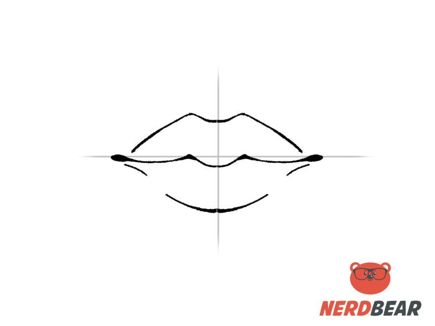How To Draw Full Anime Lips 6