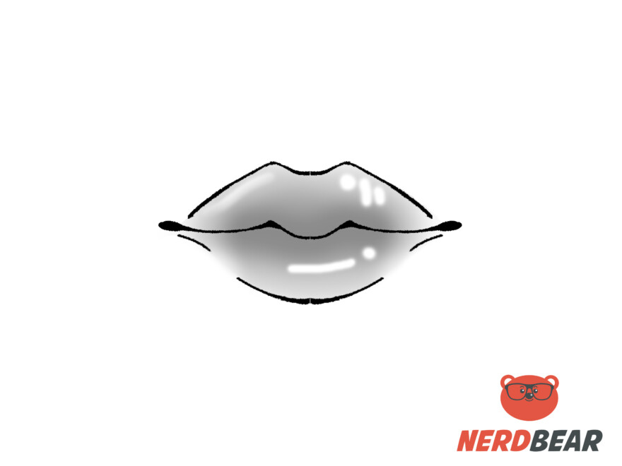 How To Draw Full Anime Lips 7