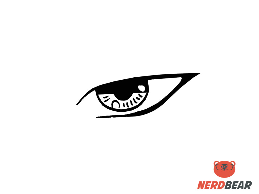How To Draw Sharp Masculine Anime Eyes 5