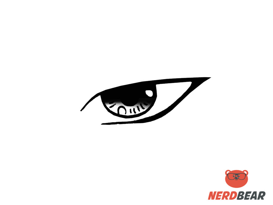 How To Draw Sharp Masculine Anime Eyes 6
