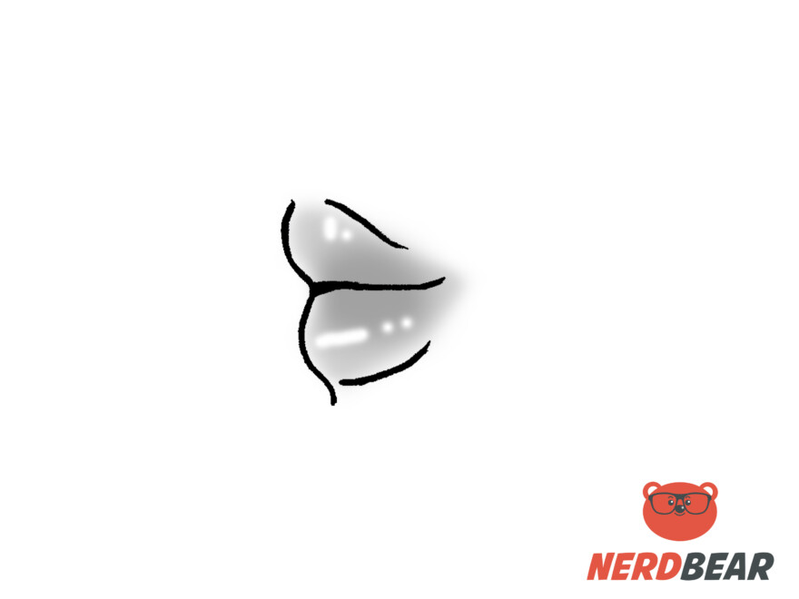 How To Draw Side Profile Lips 5