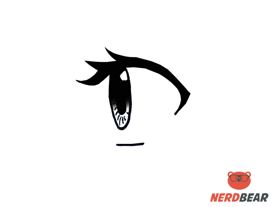 How To Draw Side Profile For Big Anime Eyes 8