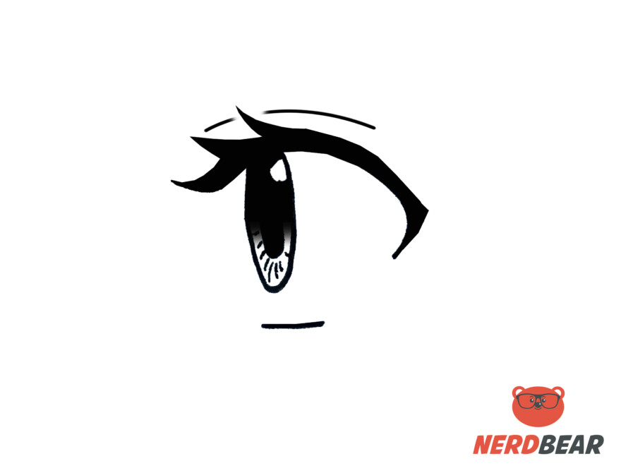 How To Draw Side Profile For Big Anime Eyes 9