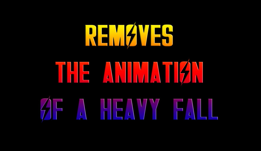 No Animation Of A Heavy Fall