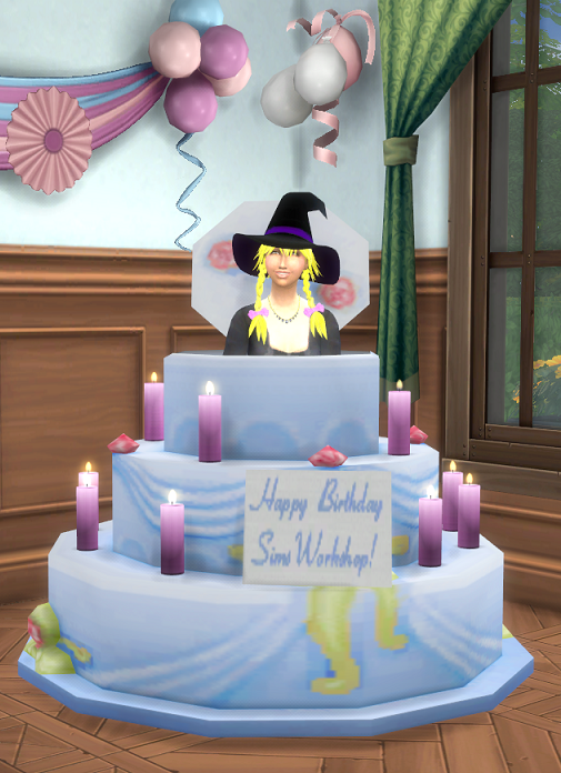 Simsworkshop Birthday Cake