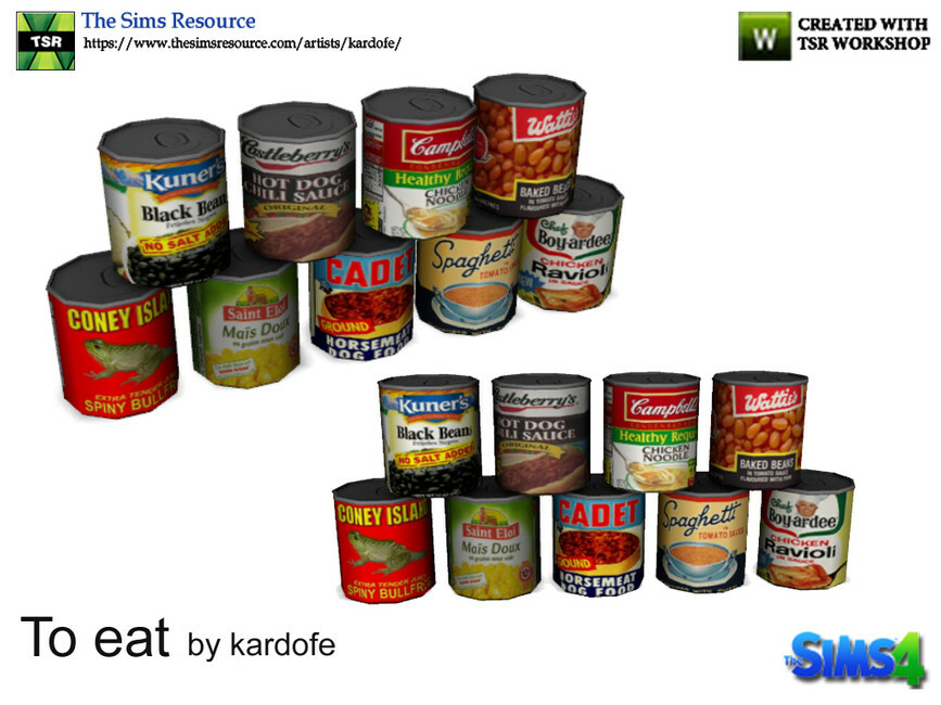 Canned Food Sims 4