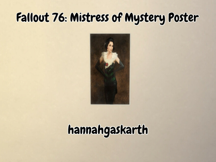 Mistress Of Mystery Poster
