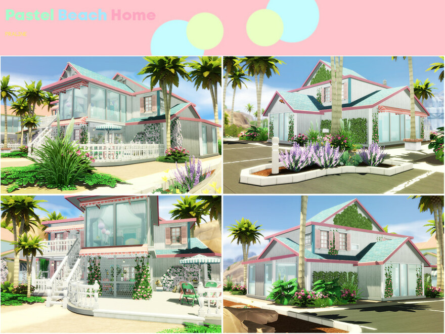Pastel Beach Home