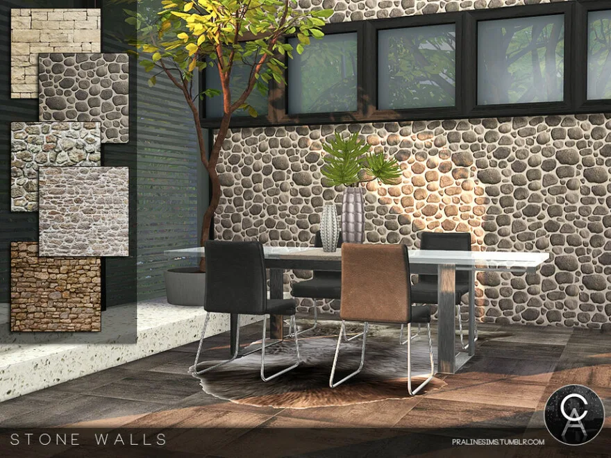 Mod The Sims  Modern Wallpapers Set 1