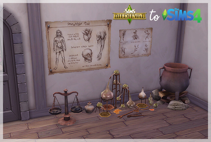 Sims Medieval Set
