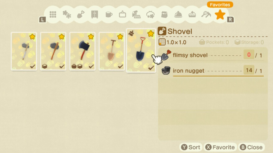 Upgrading Your Shovel Animal Crossing