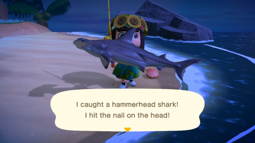 Animal Crossing Catch A Shark