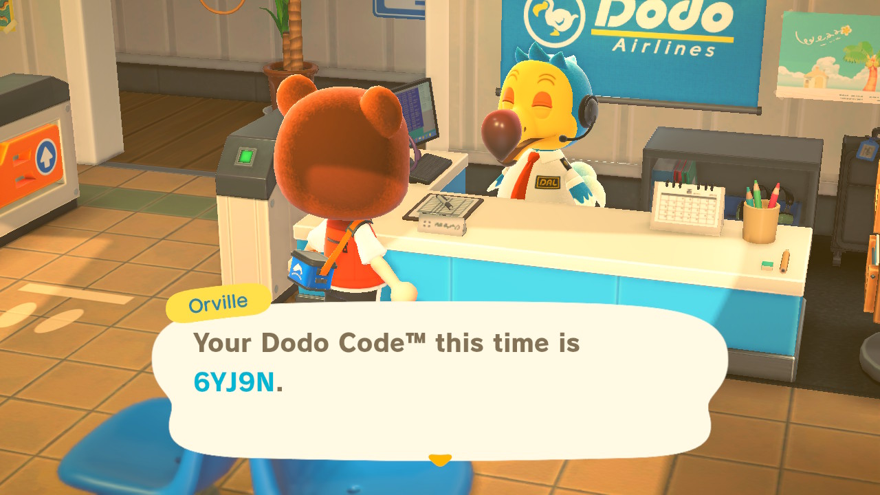 Animal Crossing - Dodo Code for Invite