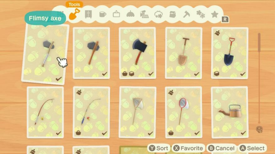 Animal Crossing Flimsy Axe For Clay