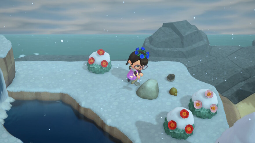 Animal Crossing Hit A Rock