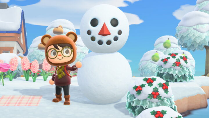 How To Make a Snowman in Animal Crossing