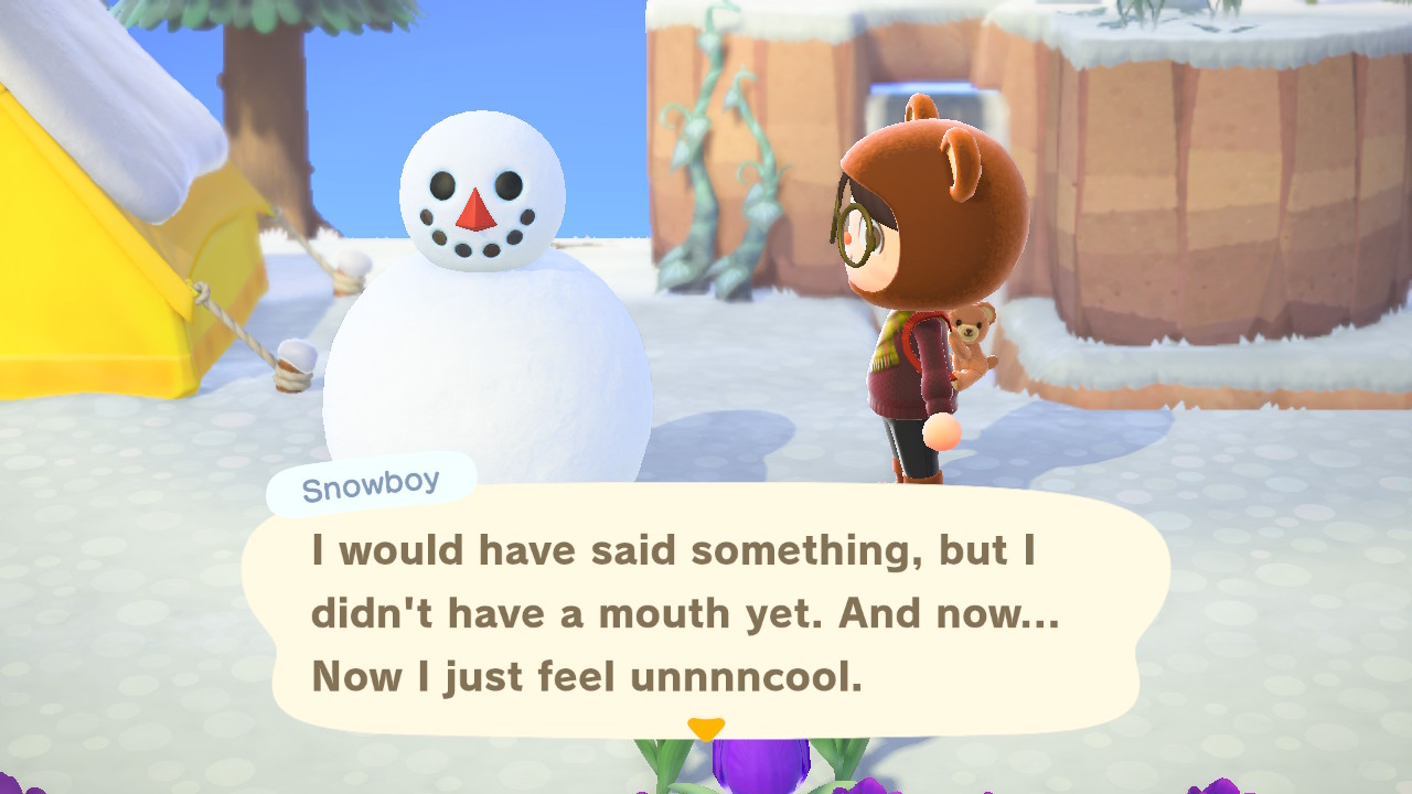 Animal Crossing - Imperfect Snowboy