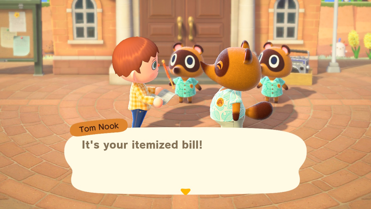 Animal Crossing - Loan from Tom Nook