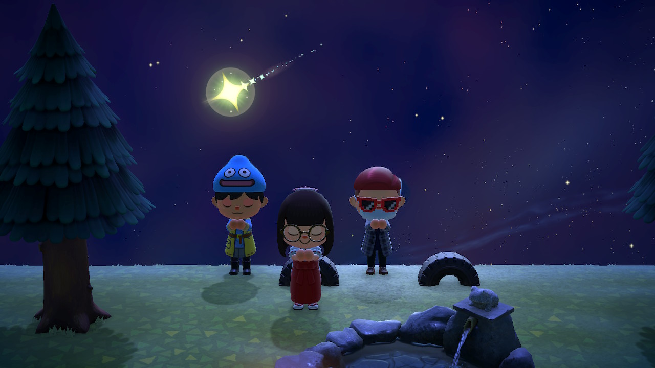 Animal Crossing - Meteor Shower Party