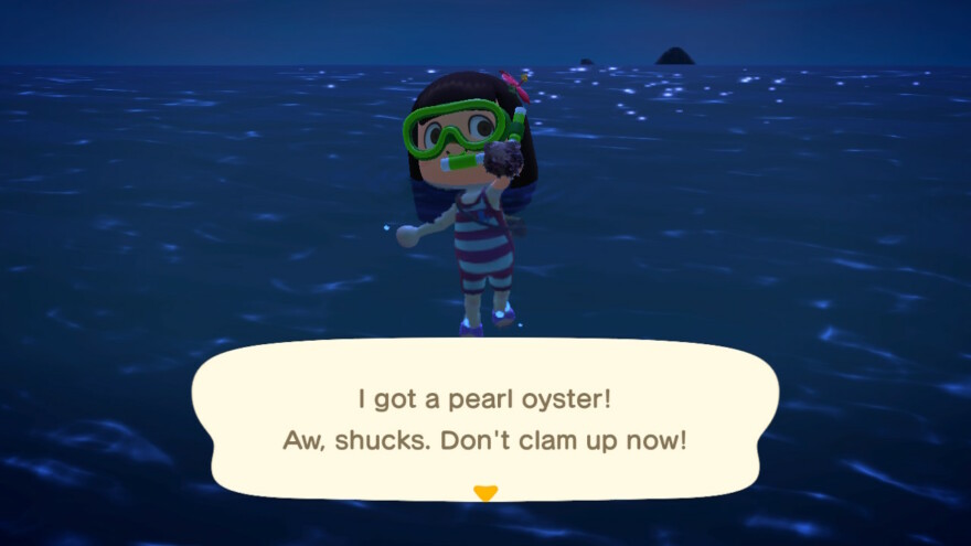 Animal Crossing Pearl Oyster