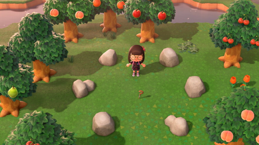 Animal Crossing Rock Garden