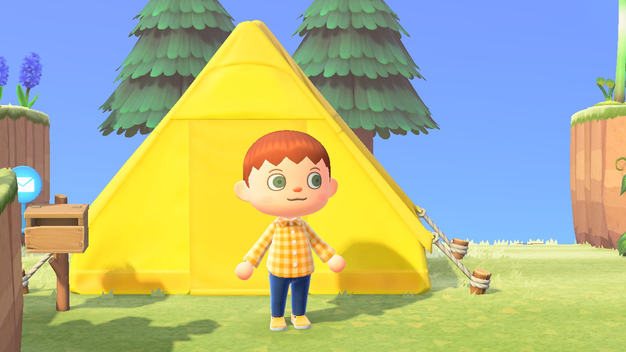 Animal Crossing - Set Up Tent
