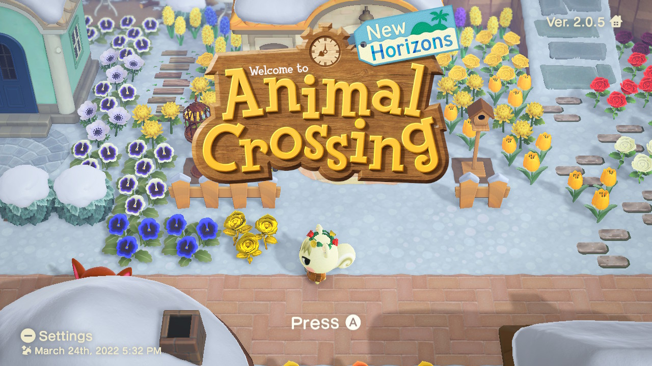 Animal Crossing - Snow Day
