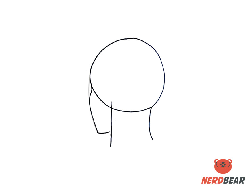 How To Draw Anime Back Side Profile 4