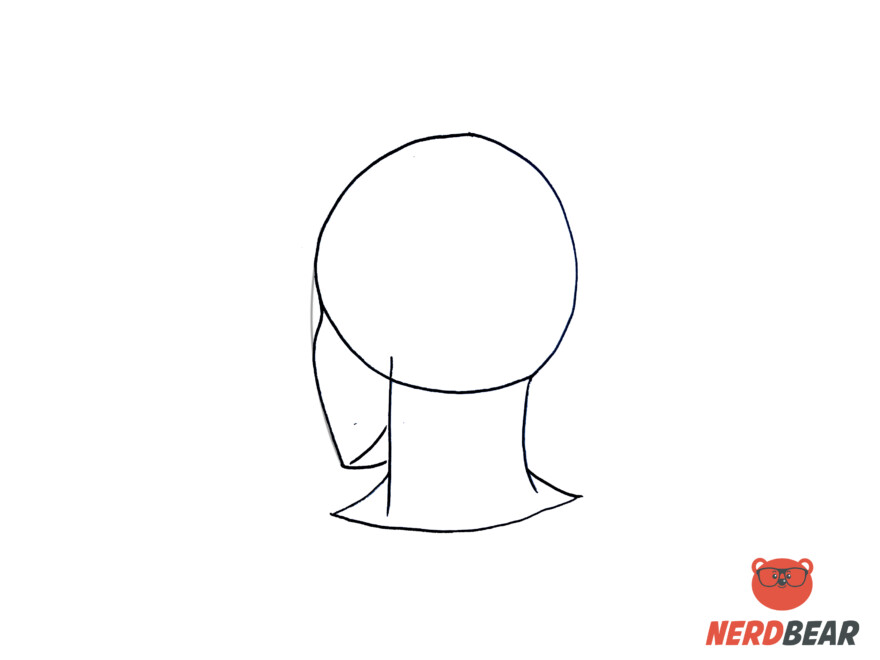 How To Draw Anime Back Side Profile 5