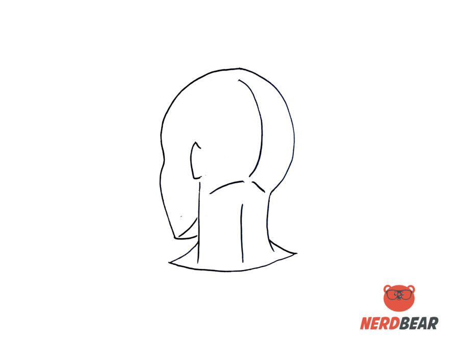 How To Draw Anime Back Side Profile 7