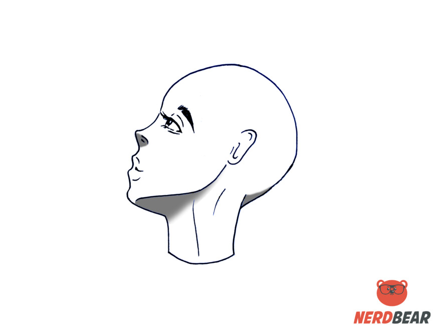 How To Draw Anime Side Profile Looking Up 11
