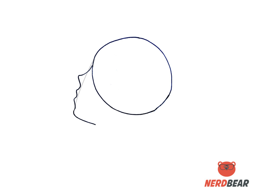How To Draw Anime Side Profile Looking Up 5