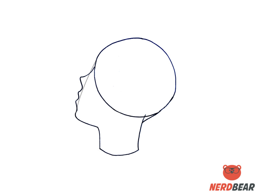 How To Draw Anime Side Profile Looking Up 6
