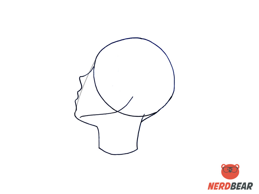 How To Draw Anime Side Profile Looking Up 7