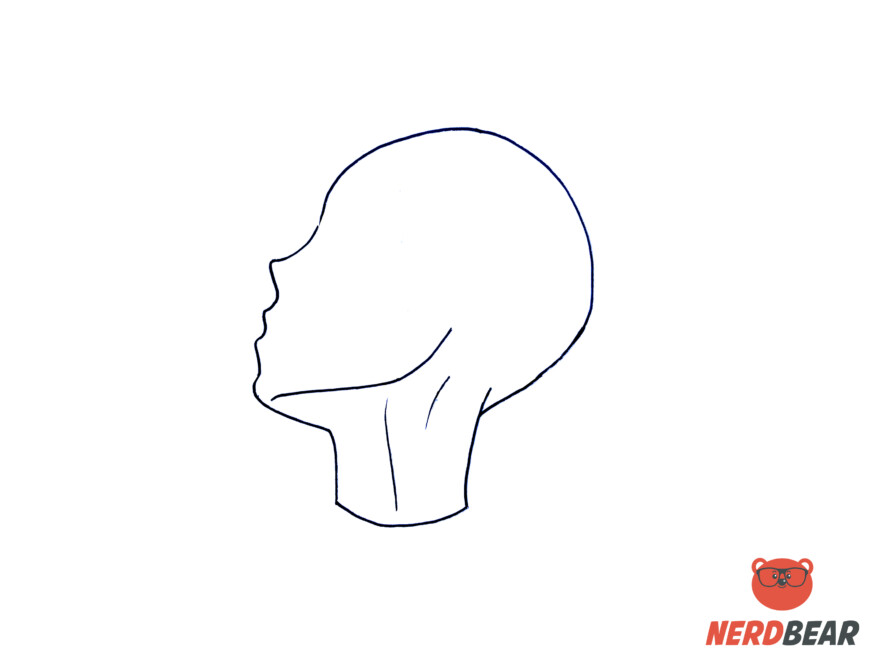 How To Draw Anime Side Profile Looking Up 8