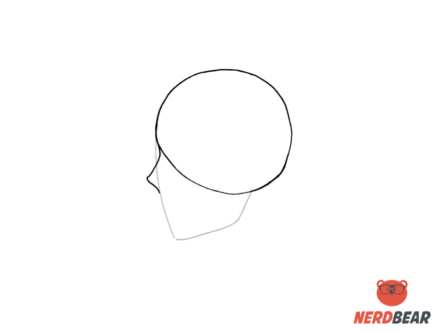 Anime guy profile view  Side view drawing Anime side view Side face  drawing