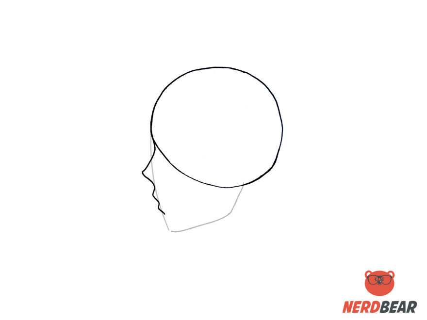 How To Draw Female Anime Side Profile 4