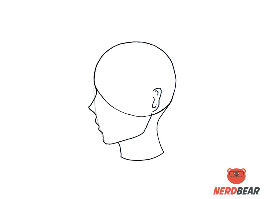 How To Draw Female Anime Side Profile 7