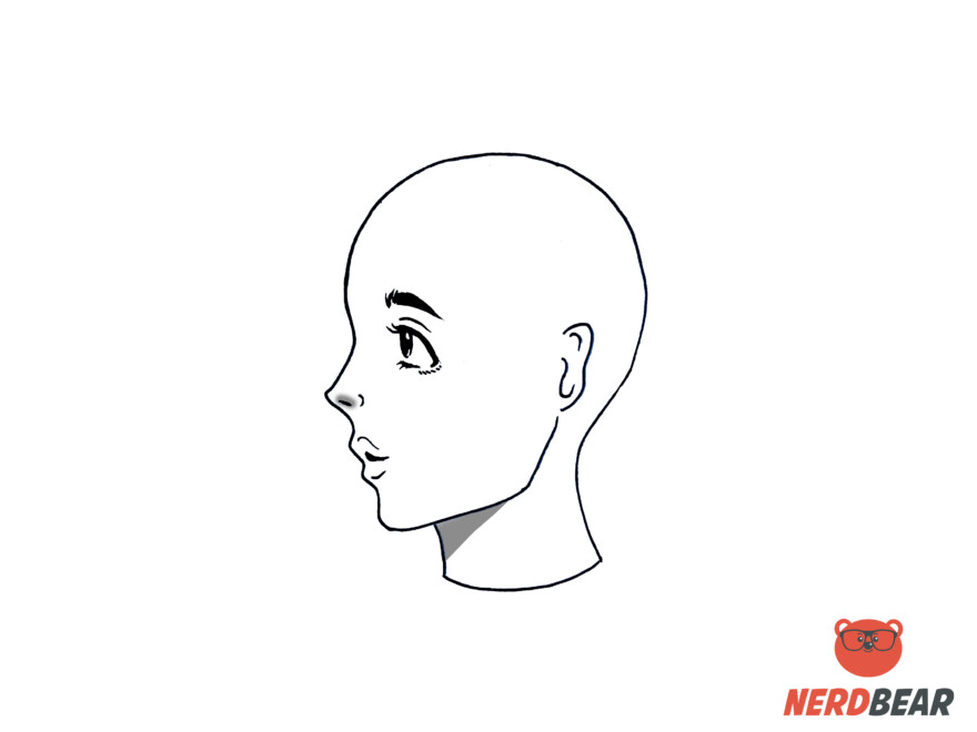 How To Draw Female Anime Side Profile 8