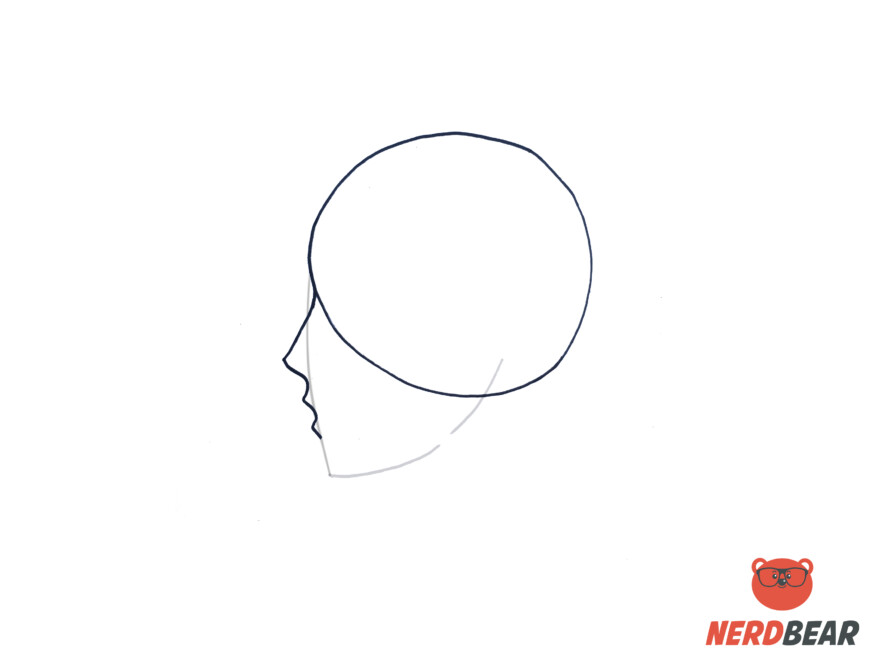 How To Draw Male Anime Side Profile 4