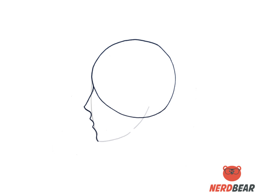 How To Draw Male Anime Side Profile 5