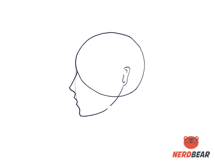 How To Draw Male Anime Side Profile 6