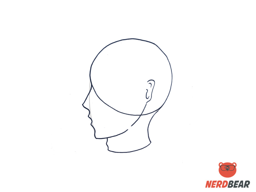 How To Draw Male Anime Side Profile 7