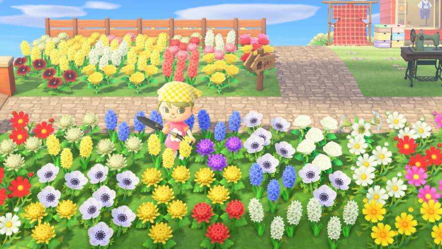 Animal Crossing Photo Flowers Shovel