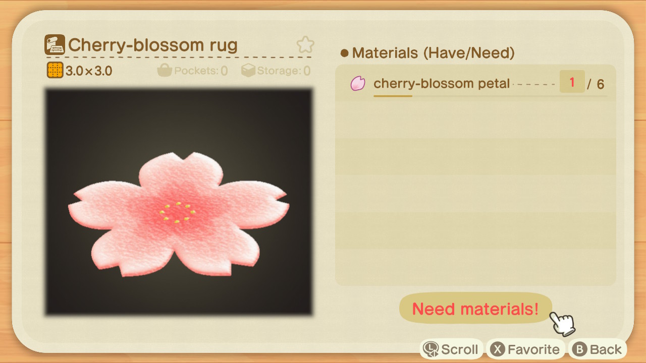 Animal Crossing - Cherry Blossom Rug