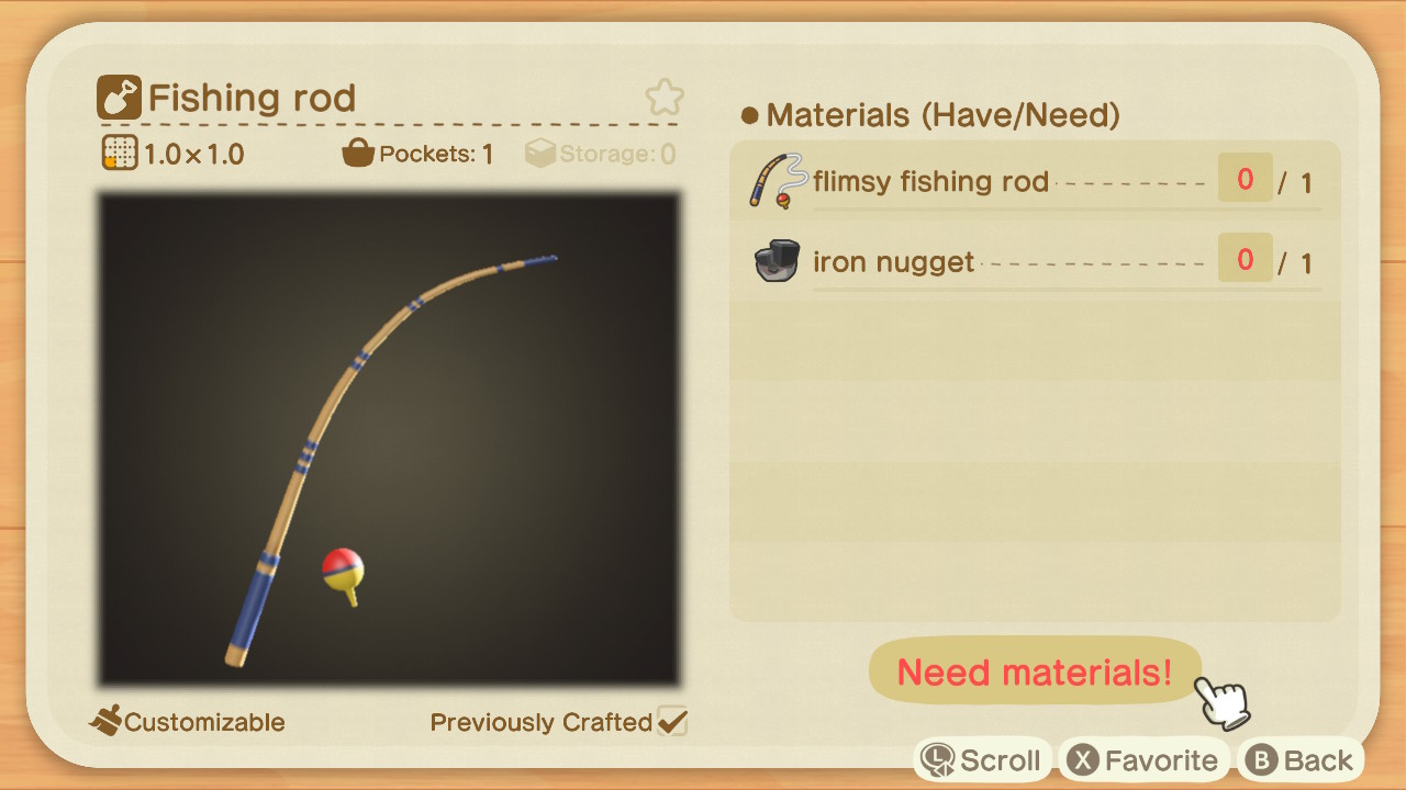 Animal Crossing - Fishing Rod for Fishing