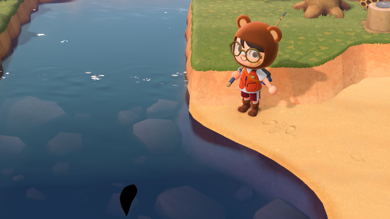 Animal Crossing - Holding Fishing Rod
