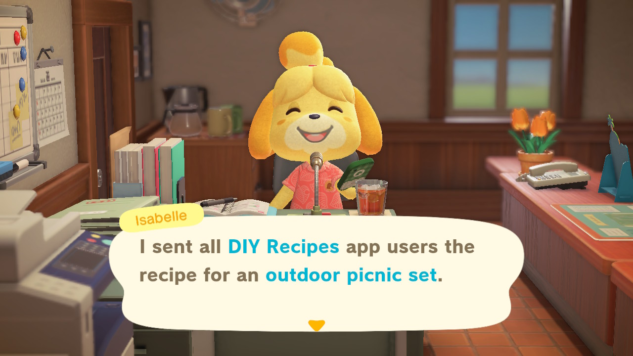 Animal Crossing - Isabelle Cherry Blossom Announcement