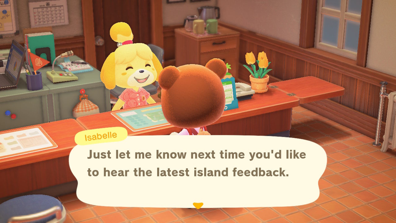 Animal Crossing - Isabelle Island Feedback 2